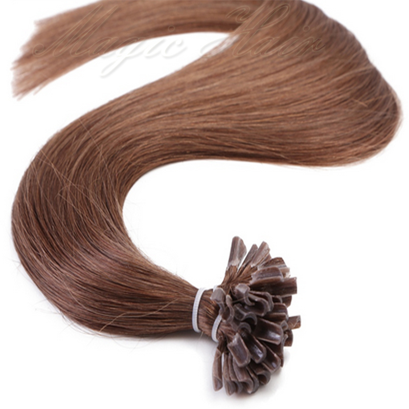 50/100/200S 7A Pre Bonded Keratin U Tip Nail Remy Real Human Hair Extensions//1g