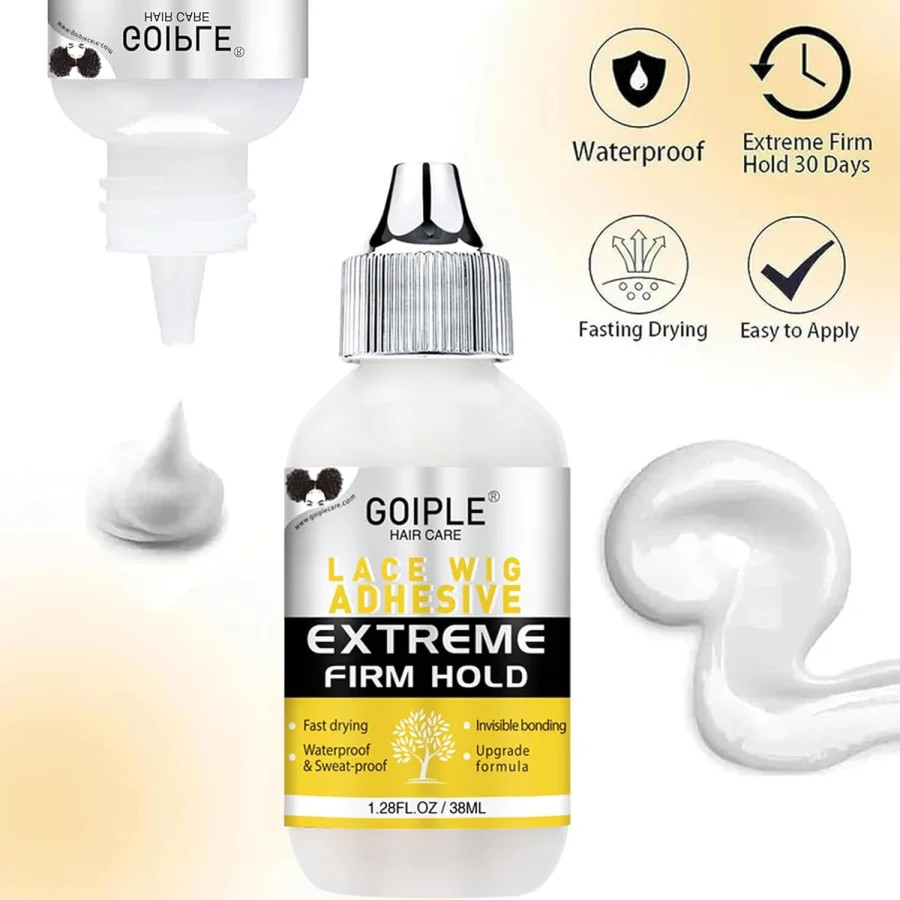 Lace Melting Spray and Wig Milk Spray Kit Waterproof Lace Glue Remover Extreme H