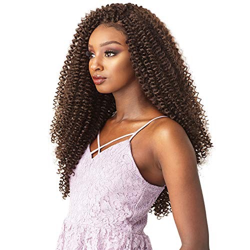 Lulutress Crochet Braiding Hair – Water Wave 18 Inch Fully Folded 2 DARKBROWN