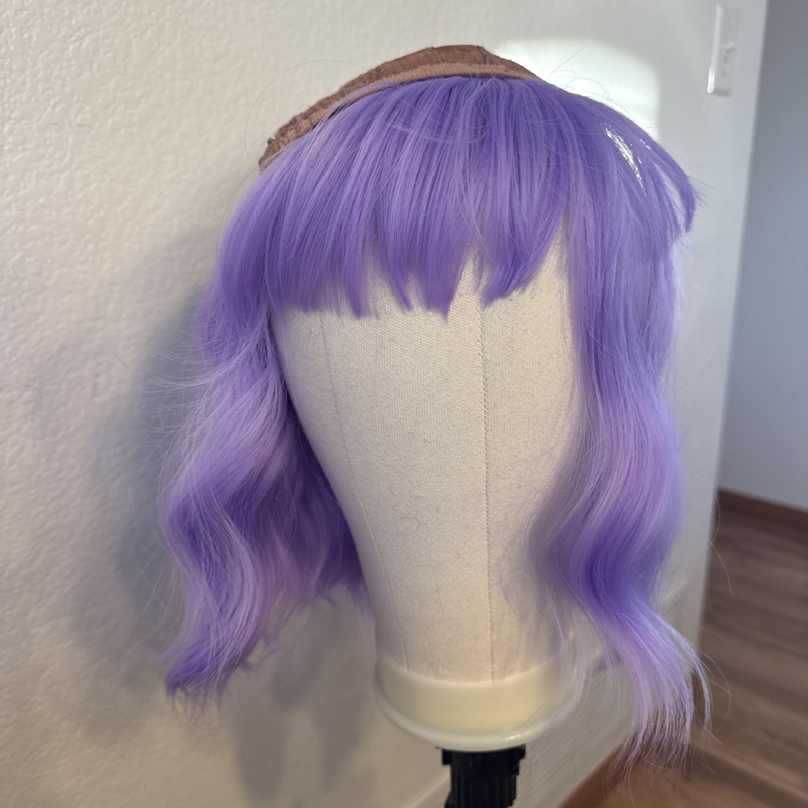 Lavender Hard Fronts Hairline Lace Cap Frontal Wig 14” 333