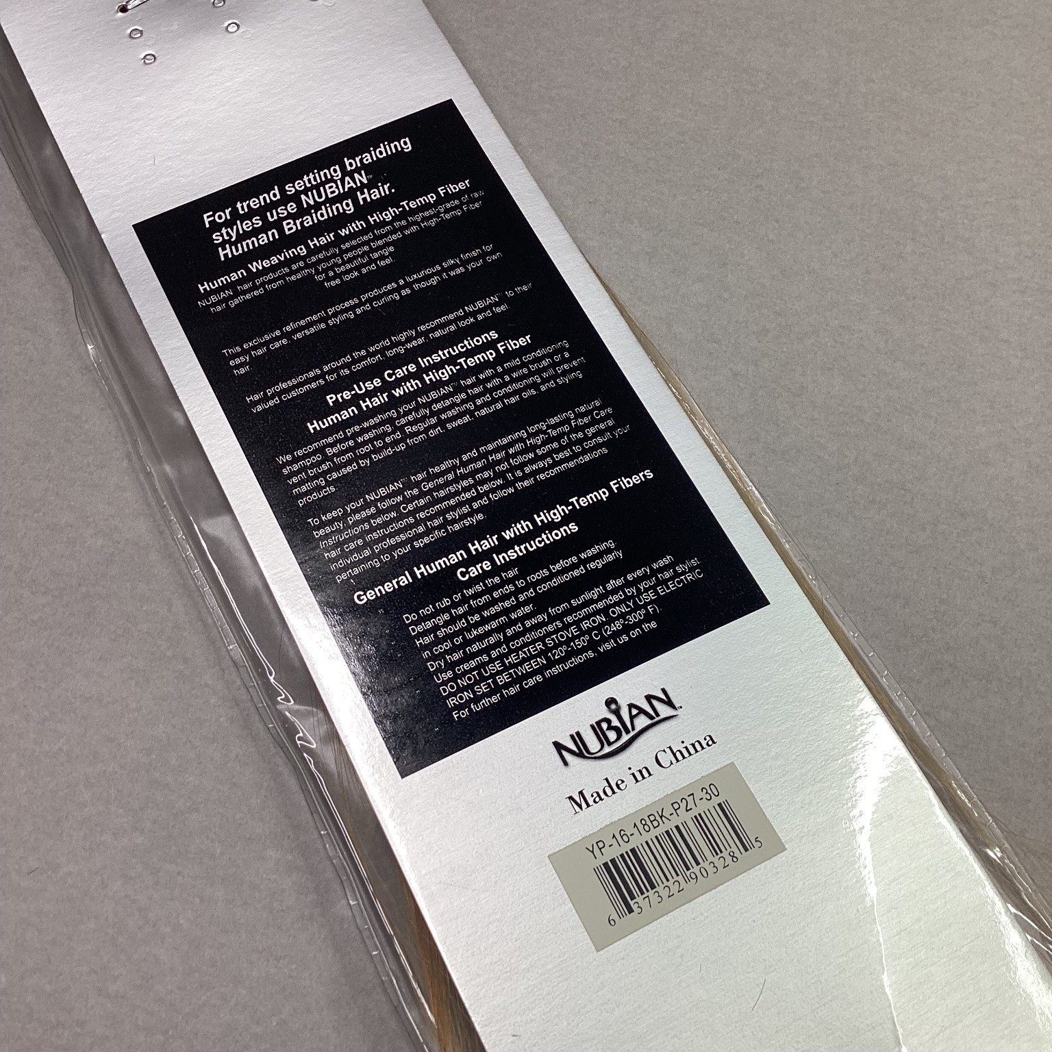 NUBIAN Premium Human Hair Yaky Bulk 16-18 P27-30 Hair Extensions