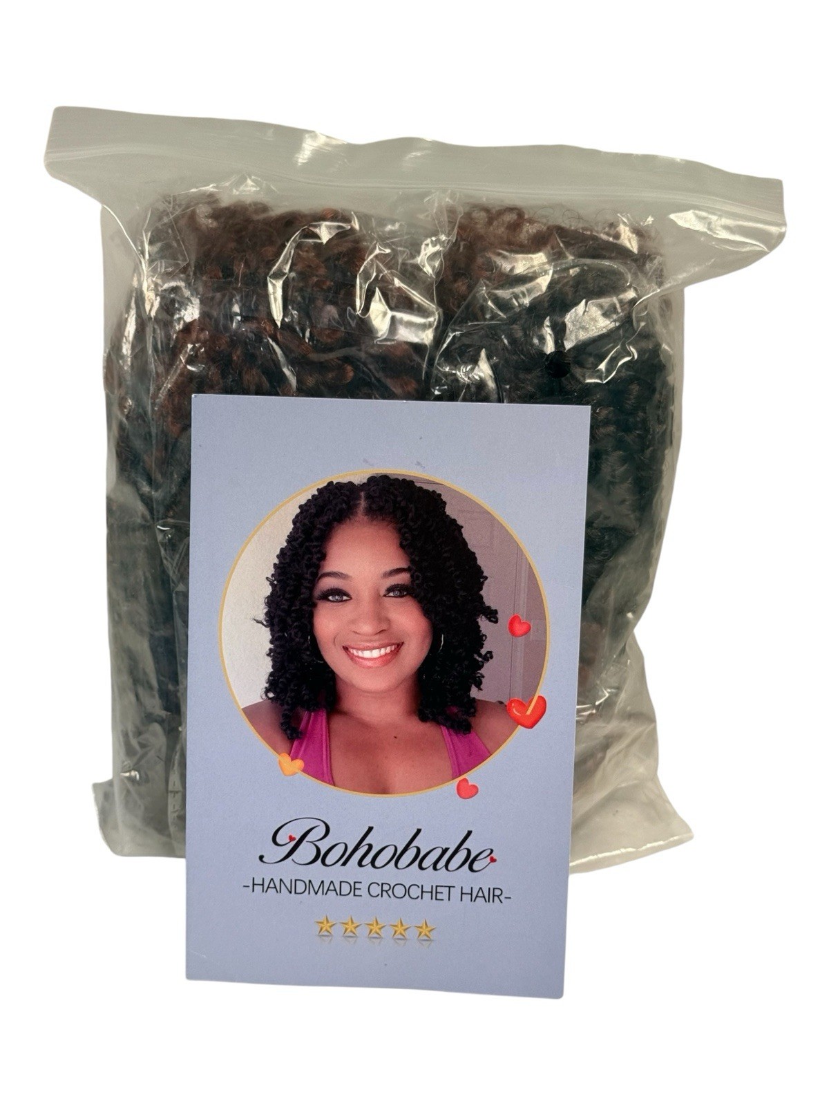 BOHOBABE 10” Pre Twisted Passion Twist Crochet Hair T350 Auburn 8 Packs New