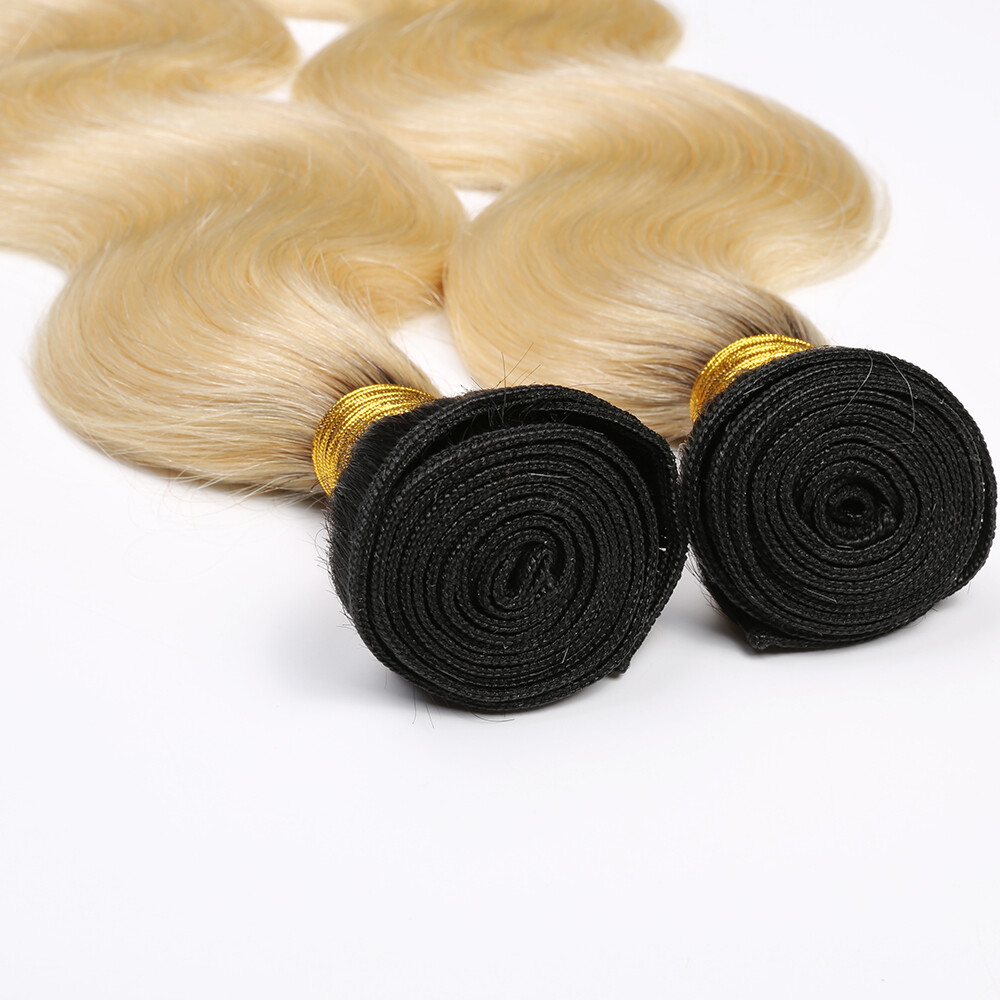 Ombre 8A Brazilian Virgin Human Hair Weft 1/3/4 Bundles Body Wave Hair Extension