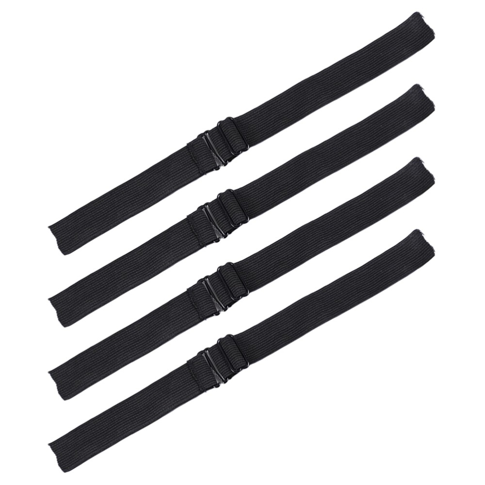 4Pcs Black Wig Elastic Bands Breathable Wig Rim Bands Hair Extension Supplies