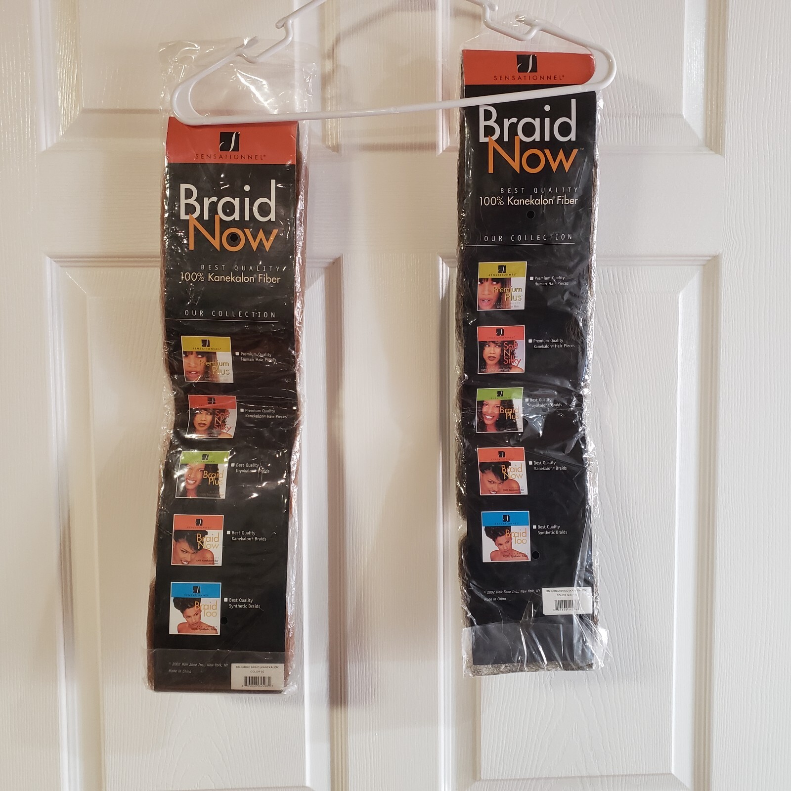 Sensationnel Jumbo Braid (lot of 2) 100% Kanekalon Fiber Colors 30 and M27/1B
