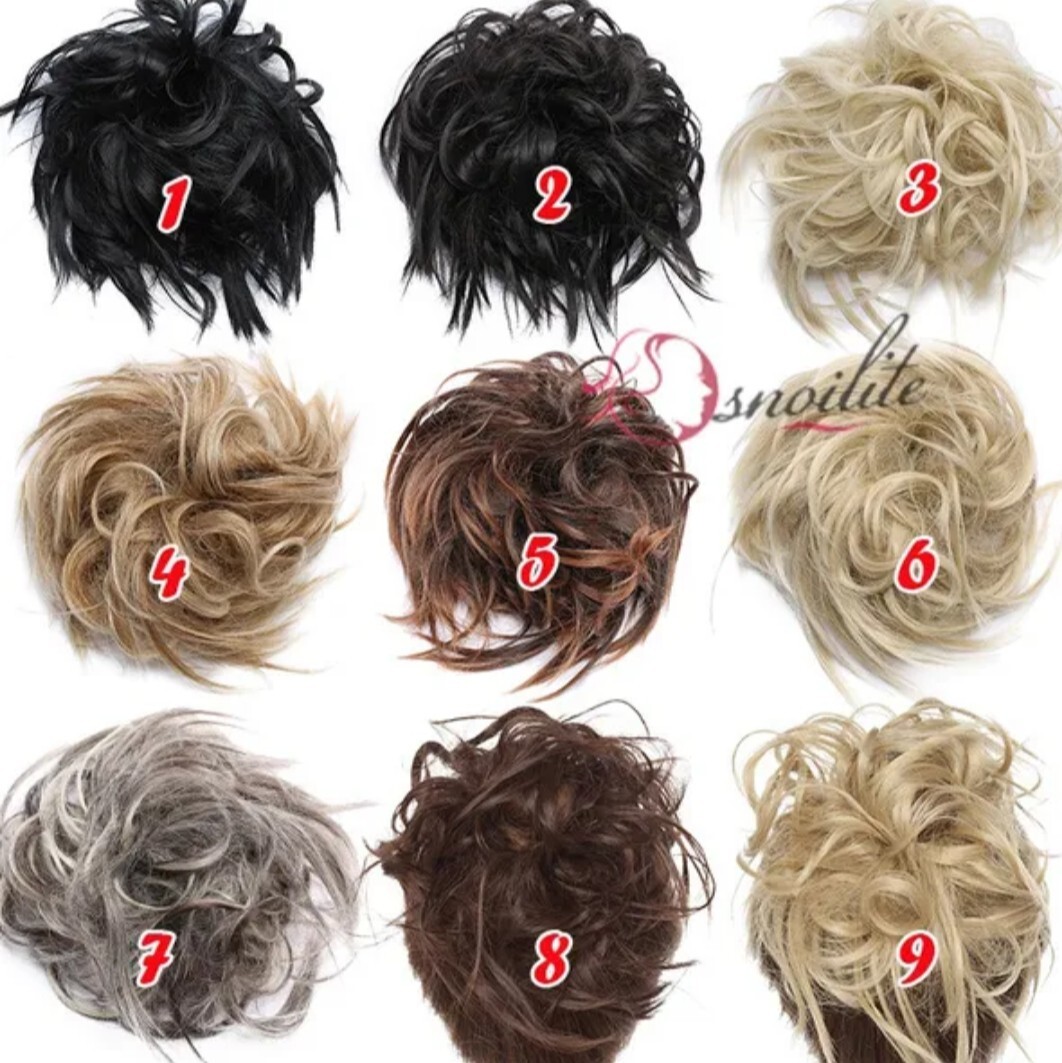 Fashion large tousled messy bun 45G hair scrunchie hair extension