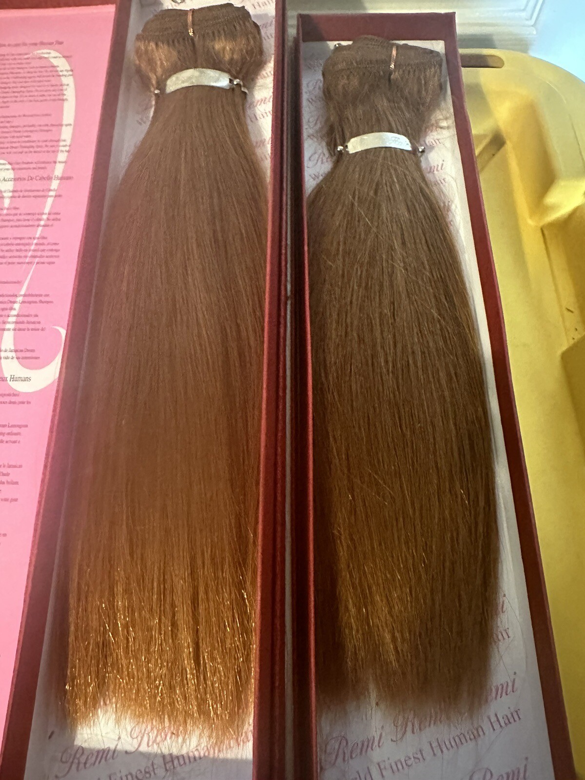 Remi Hair: World’s Finest Human Hair, 12-inch Smooth YAKI Weaving in Color #30.