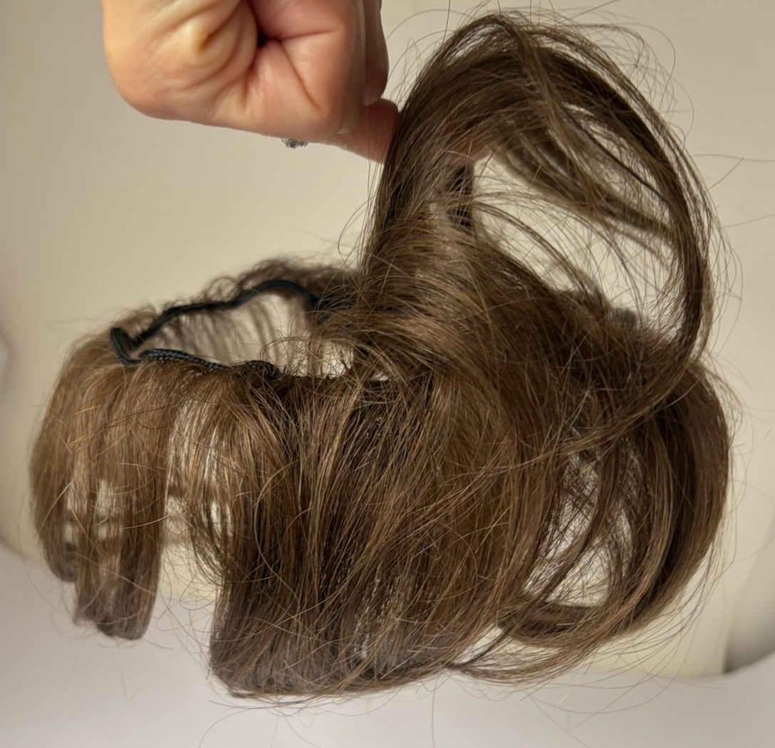 Estetica Designs Human Hair Volume Up 1 Hand Tied Wire Top Piece COLOR R6 Wig