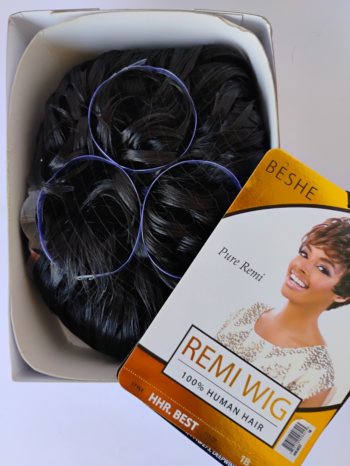 Beshe 100% Pure Remi Human Hair Wig. Style HHR.BEST