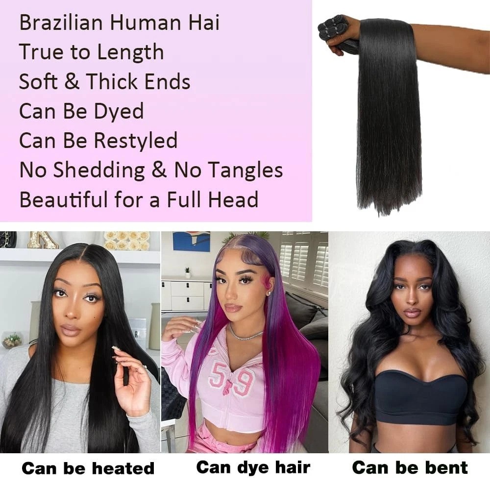 Silky Soft 12A Unprocessed Brazilian Hair Bundles – Versatile Lengths 20-24 Inch