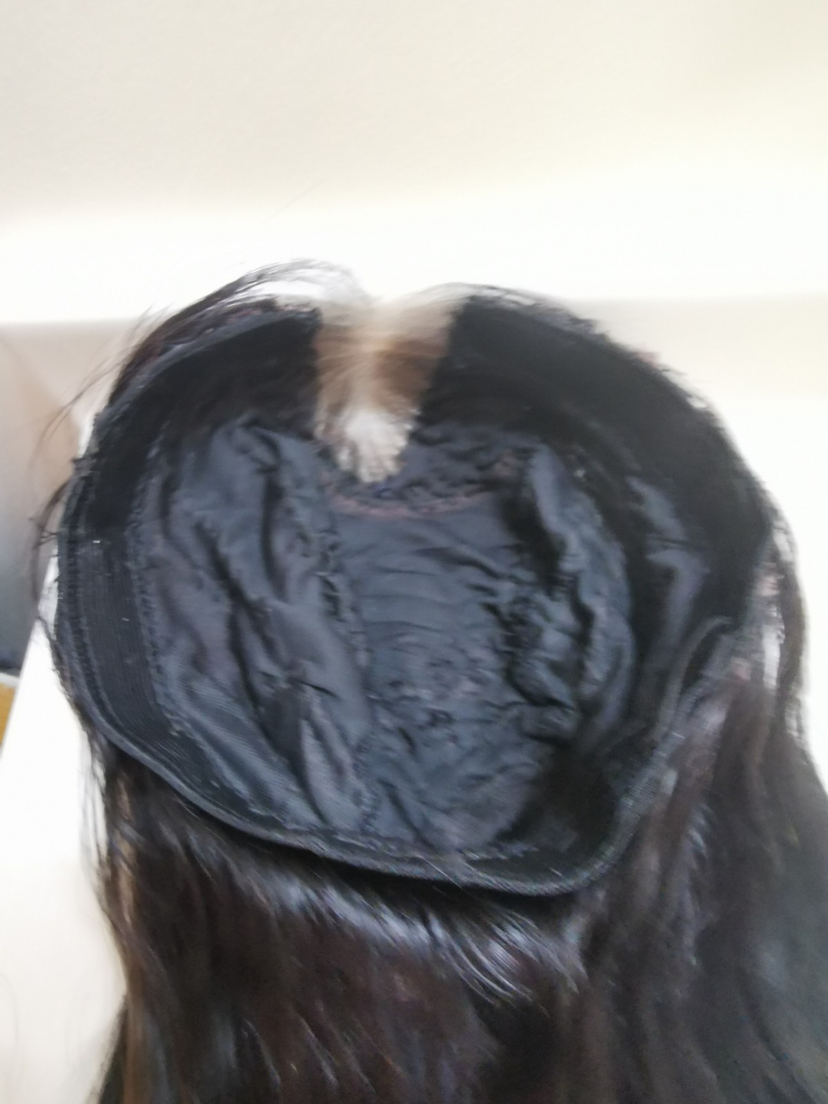 Quality 130 Density Ombre Straight Human Hair Glueless Closure Wig 28″ Handmade