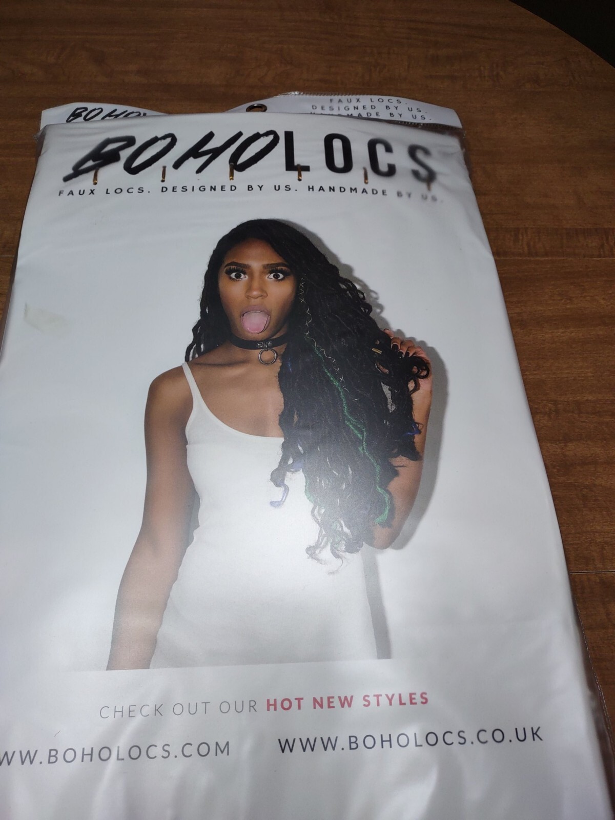 BohoLocs NEW Boho Bob 14″ SIX PACK Boho Locs Storm color (salt and pepper)