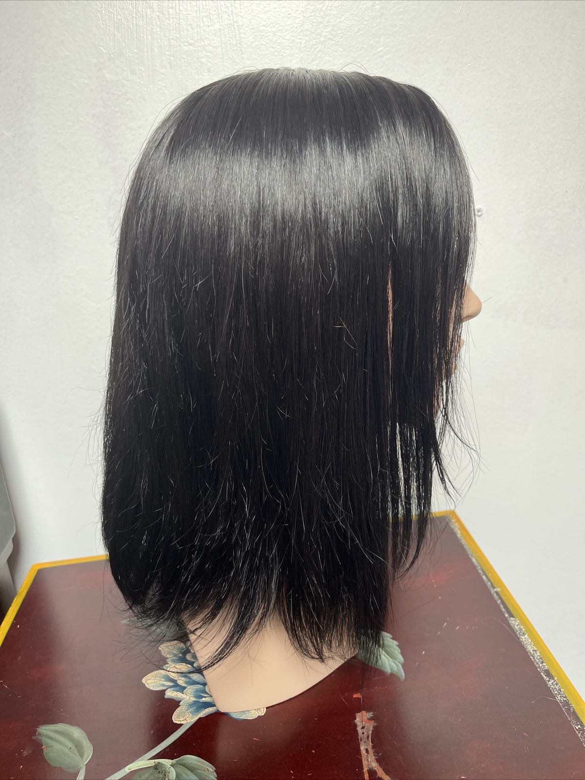 Authentic Bellami Jet Black Human Hair Lace Front Hand Tied Wig Long