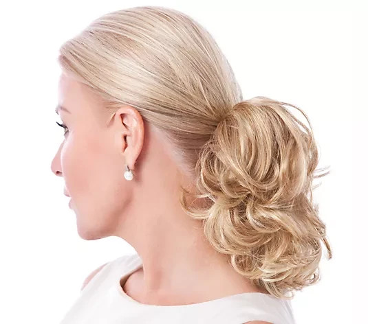 New Toni Brattin Pony Curls Hair Piece #102 SALT / PEPPER Clip-On Hair A300992