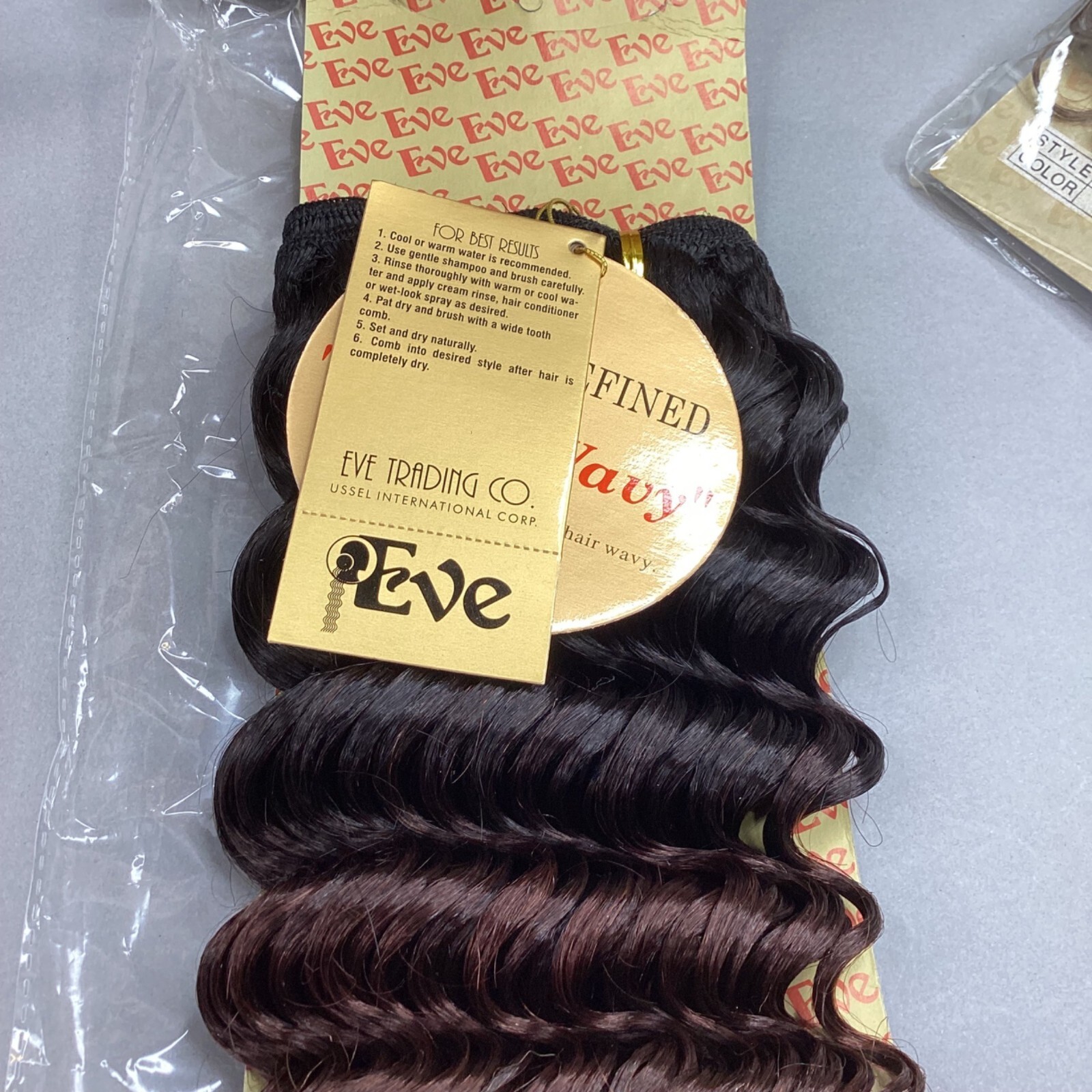 12’’ French Deep Curl T1B/33 Ombre Dark Auburn 100% Human Hair Track Extensions