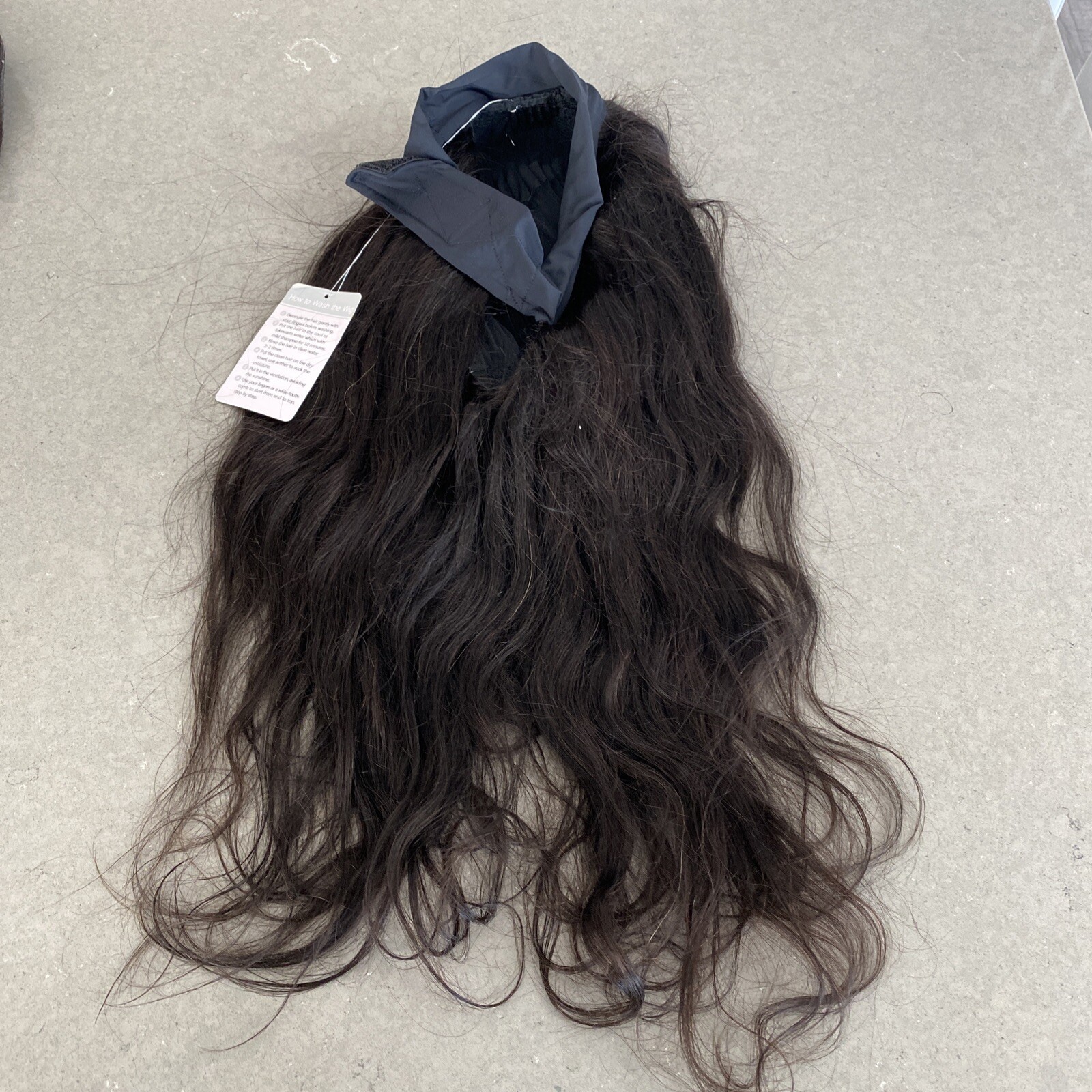 18” 100% High Quality Human Hair Headband Wig Straight | New READ DESC
