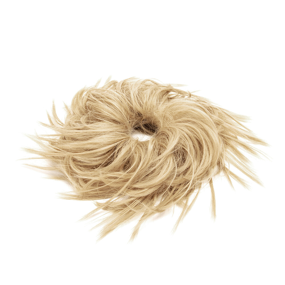 Hair Curly Thick Messy Bun Hair Scrunchie Wrap Hair Extensions Real As Human US