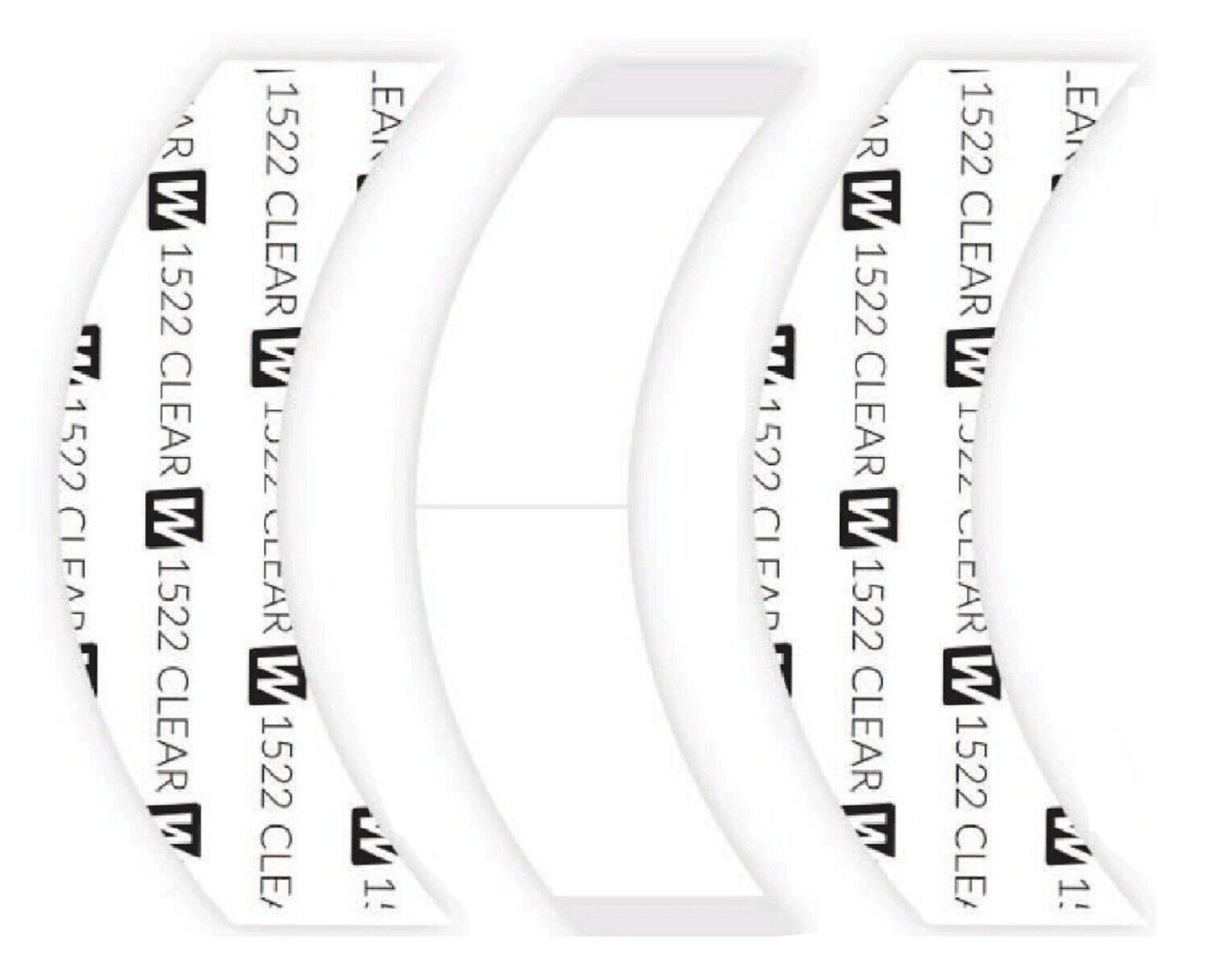 WALKER 3M 1522 ADHESIVE HAIRPIECE TAPE 108 PC CC CONTOUR,TOUPEE,POLY WIG SYSTEM.