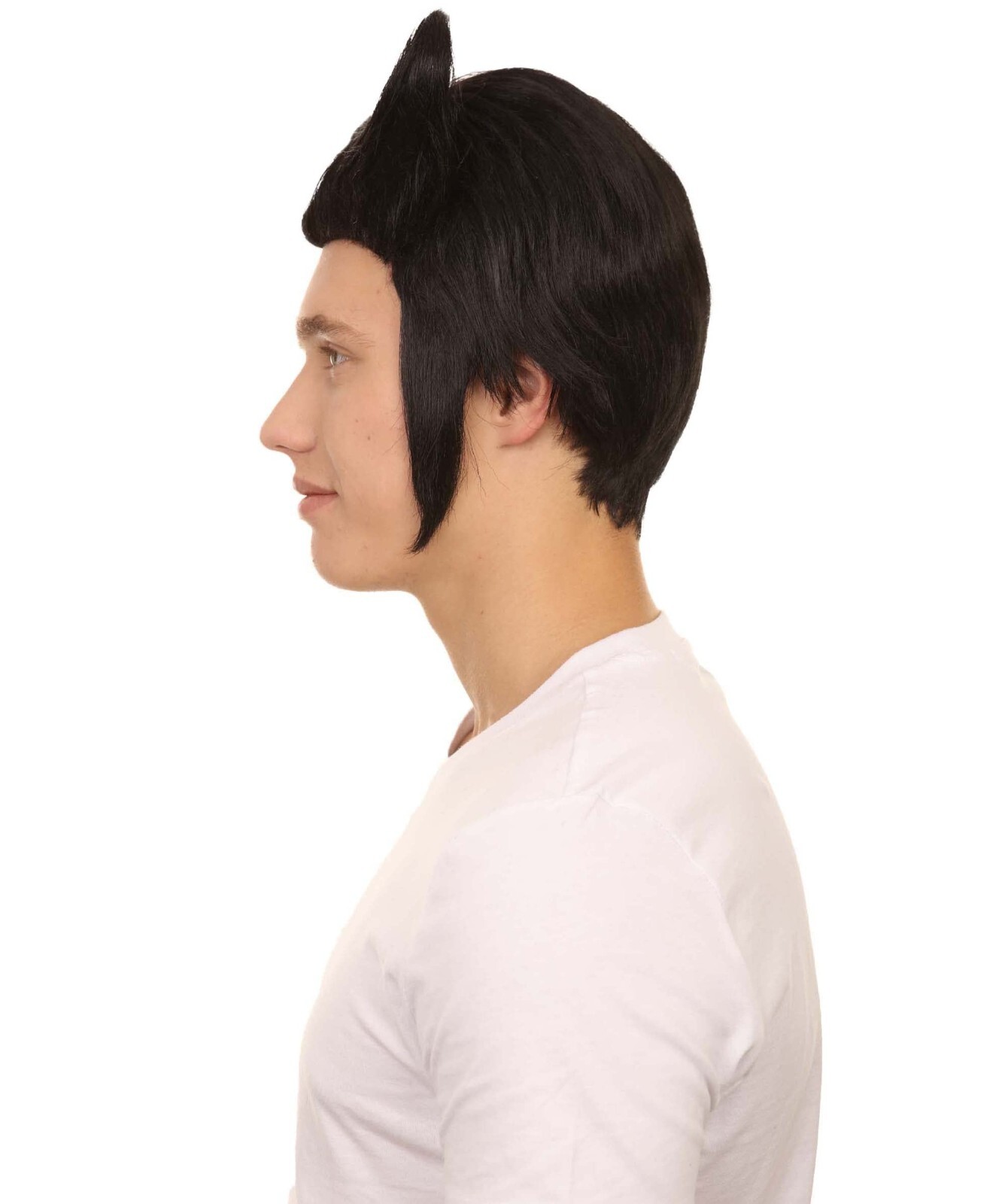 Black Devil Wig | Cosplay Halloween Wig | Premium Breathable Capless Cap HM-202