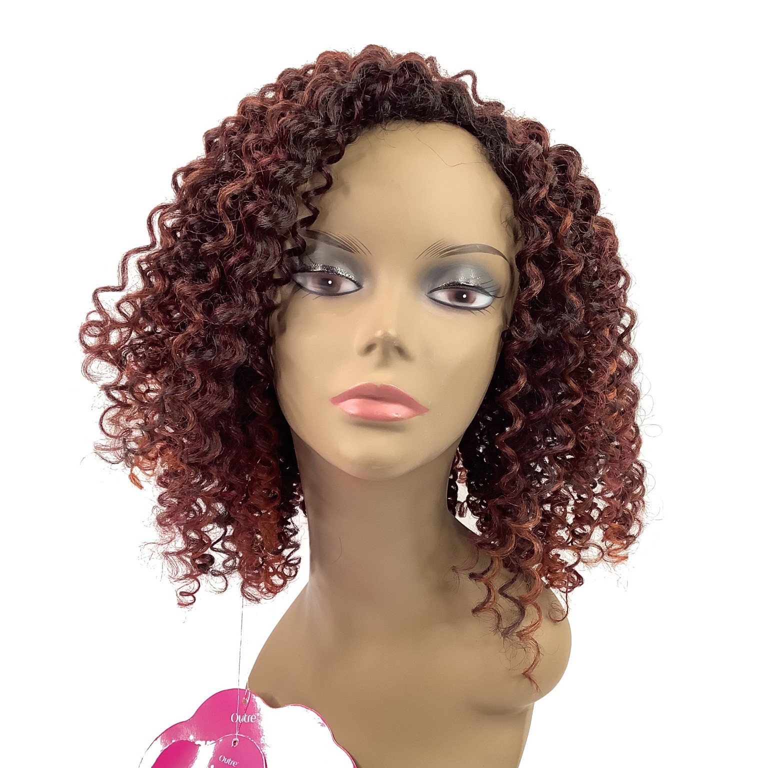 Outre wigpop KADIE Synthetic Full Wig Dragon Fruit Curly Heat Resistant