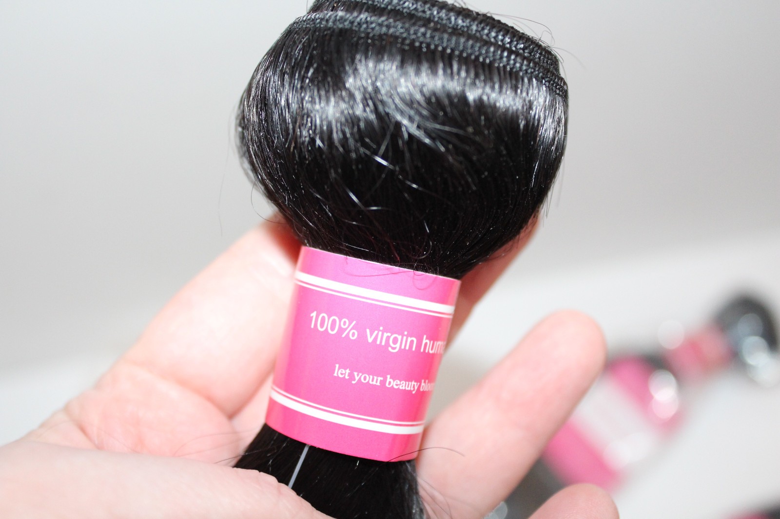 3 Bundles 300g Total Brazilian Virgin Human Hair Weft 16 18 20 Straight