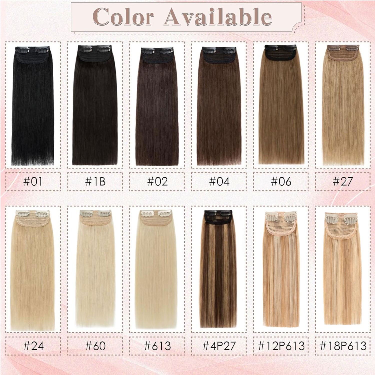 2026 100% Remy Clip In Real Human Hair Extensions Short Hairpiece Mini Hair Pad