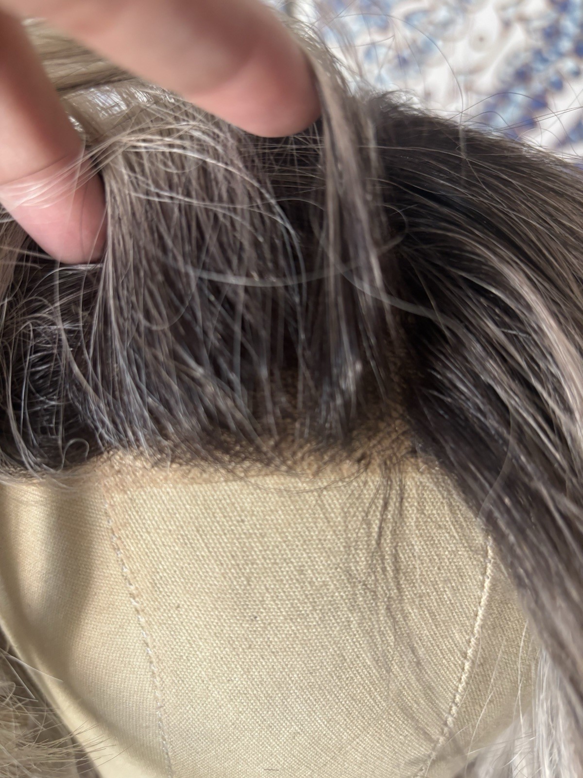 Luxury Lace Front Free Part Stunning Salt & Pepper /Silver, Blonde Synthetic Wig