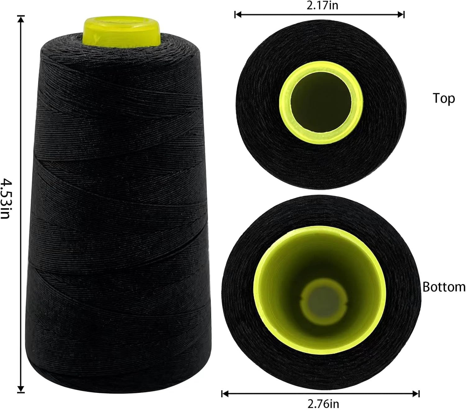 UV Resistant High Strength Polyester Thread for Upholstery, Human Hair Sewing, W