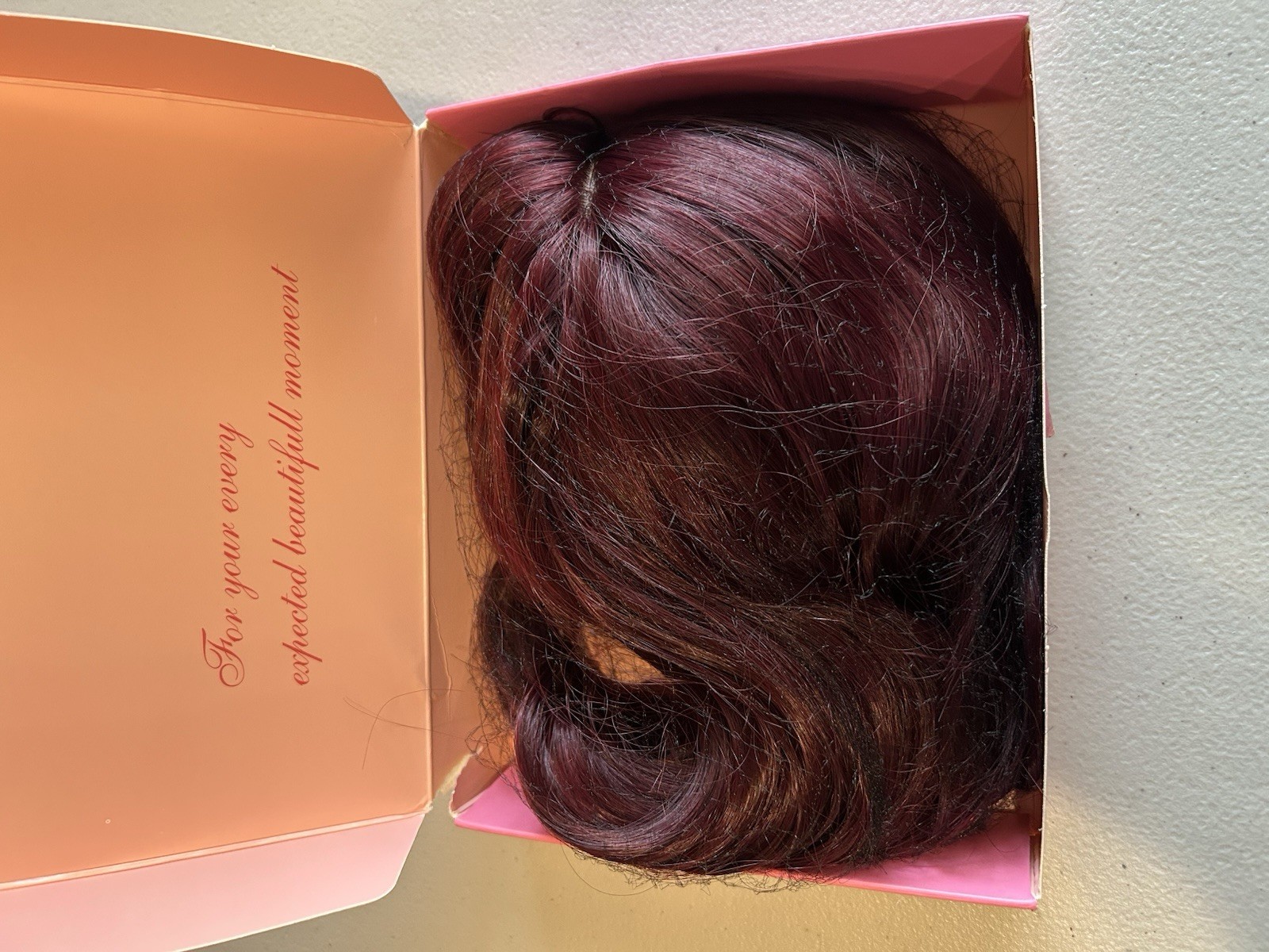 Burgundy Red Hair Toppers For Women With Thinning Hair,14 Inch Synthetic