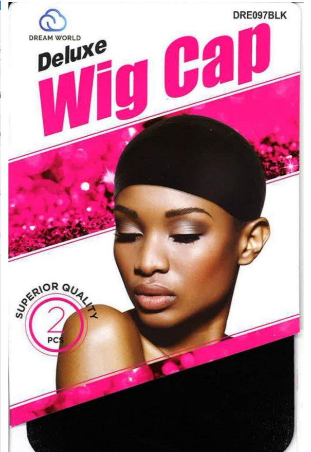 Dream Deluxe Black Wig Cap (1 Pack, 2 Pieces) color: Black / size: 1 pack