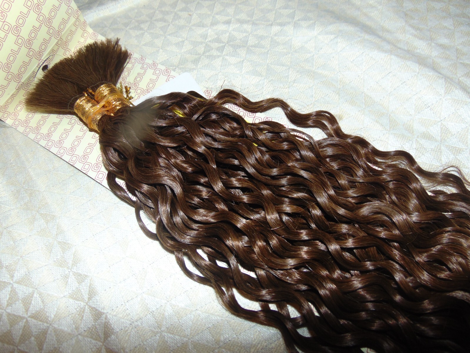 2 Pack Unique Wiiv 100% Human Hair New Deep Wave Bulk 24″ Color 6 (4Bundles)