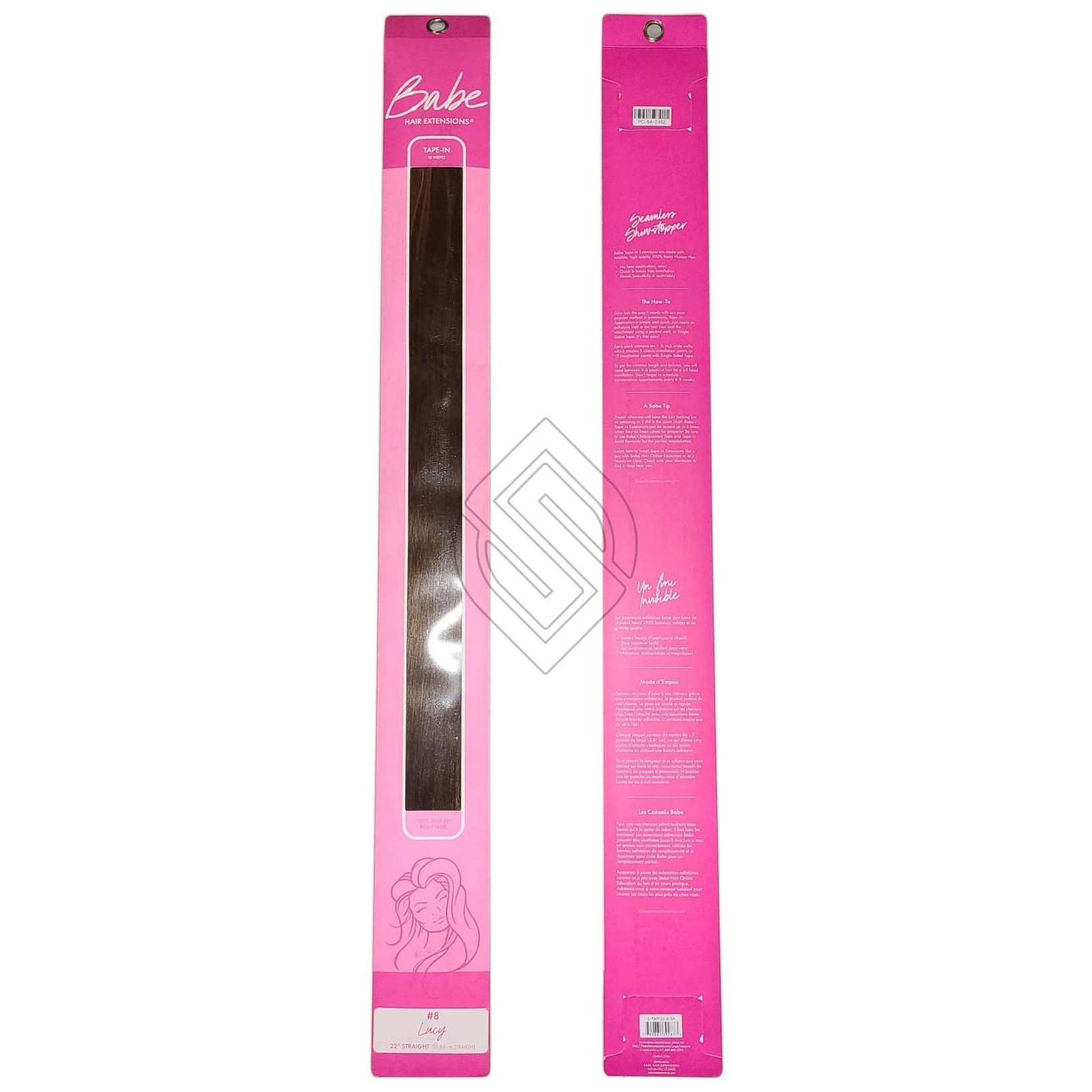 Tape-In Extensions 22 Inch Lucy #8 10 Wefts 100% Human Remy Hair