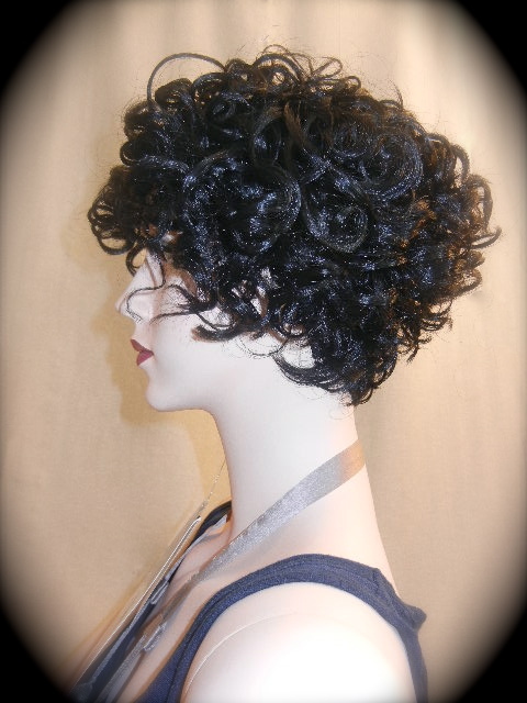Shake-n-go Freetress EQUAL Synthetic Wig NAME: KIM short unbalanced Curly style