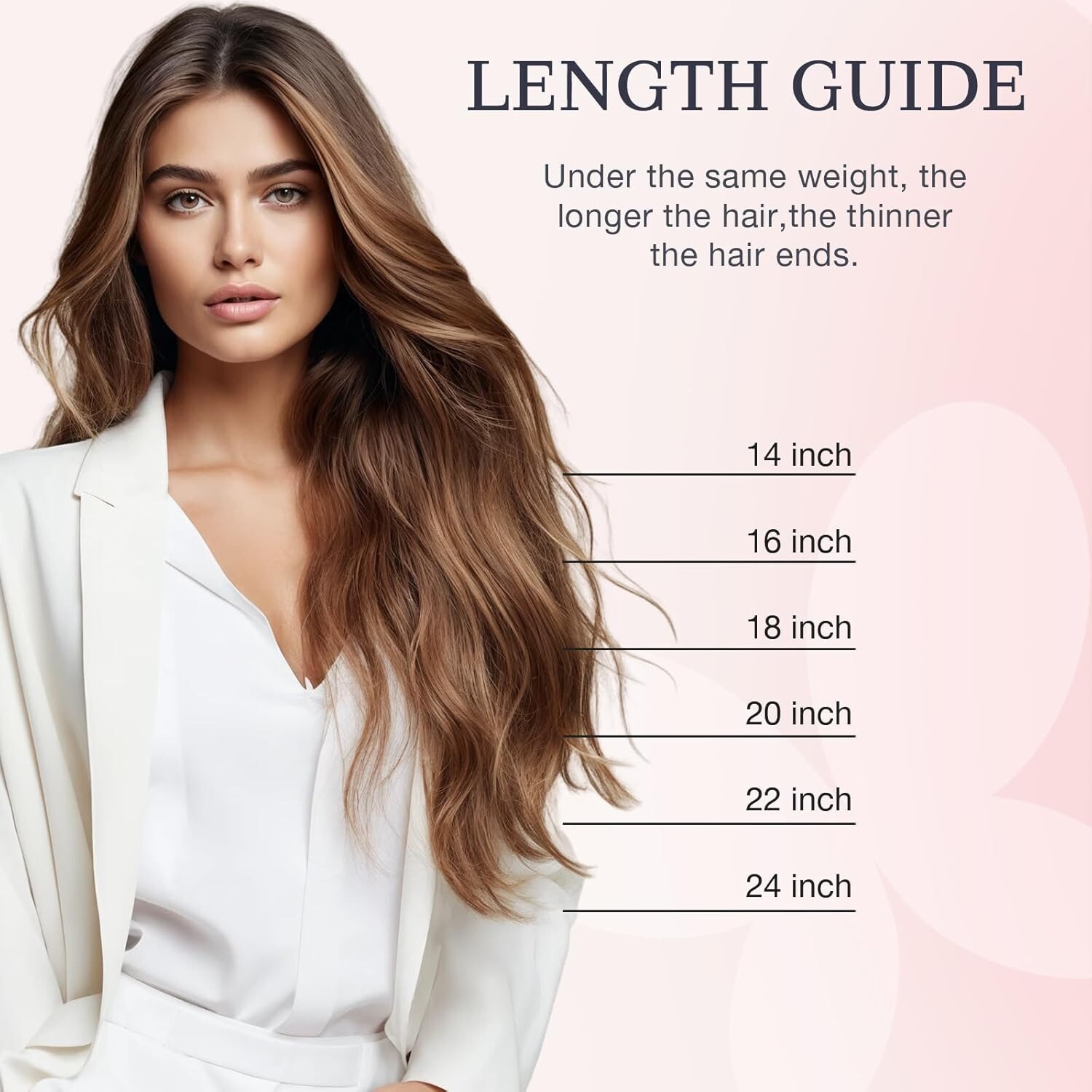 Invisi Edge Clip in Hair Extensions Real Human Hair 14 inch 110g 7pcs, Walnut Br