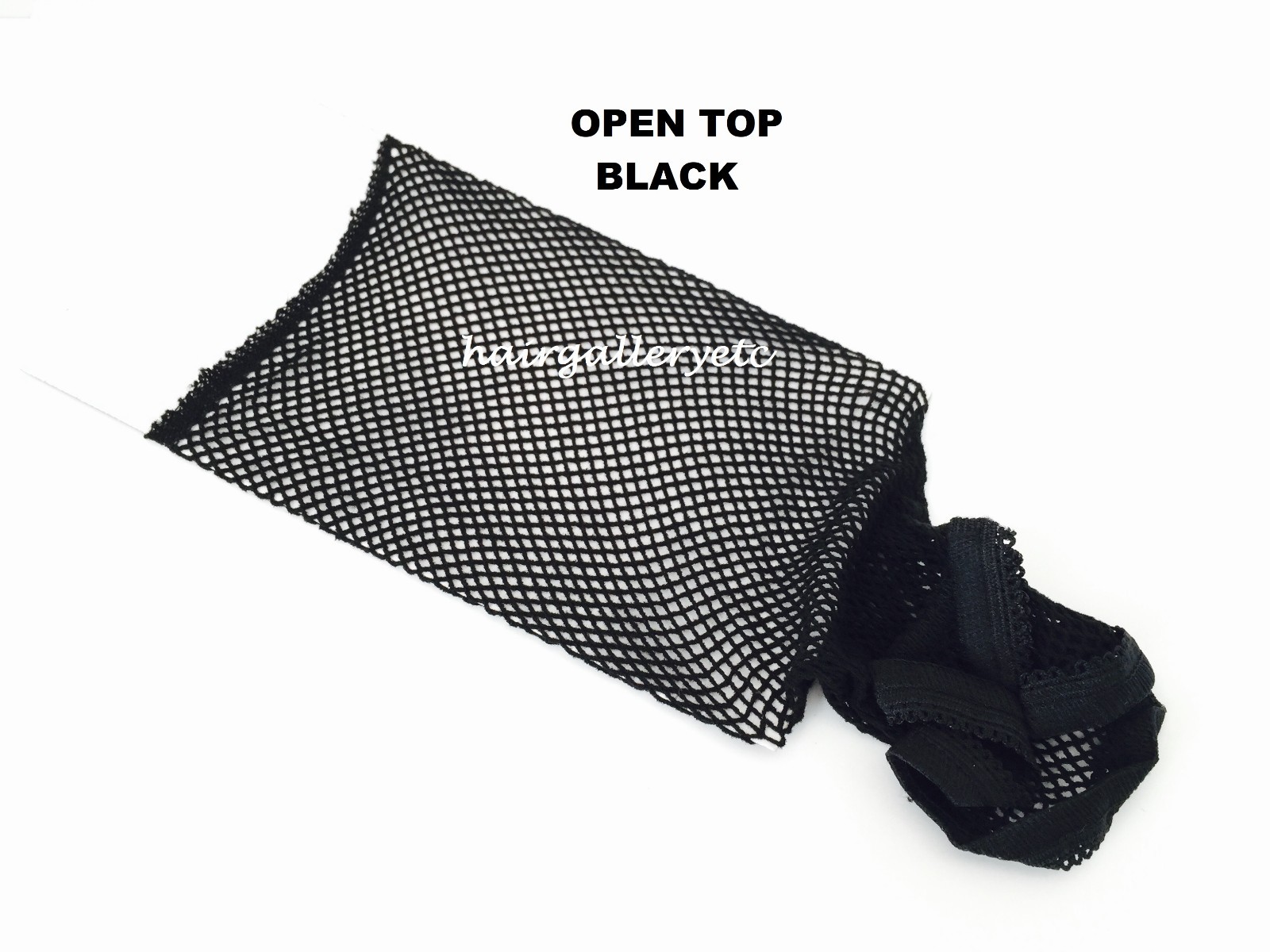 6 pcs Wig mesh cap Net wig cap Open Top Neutral Black Quality Nylon Stretch