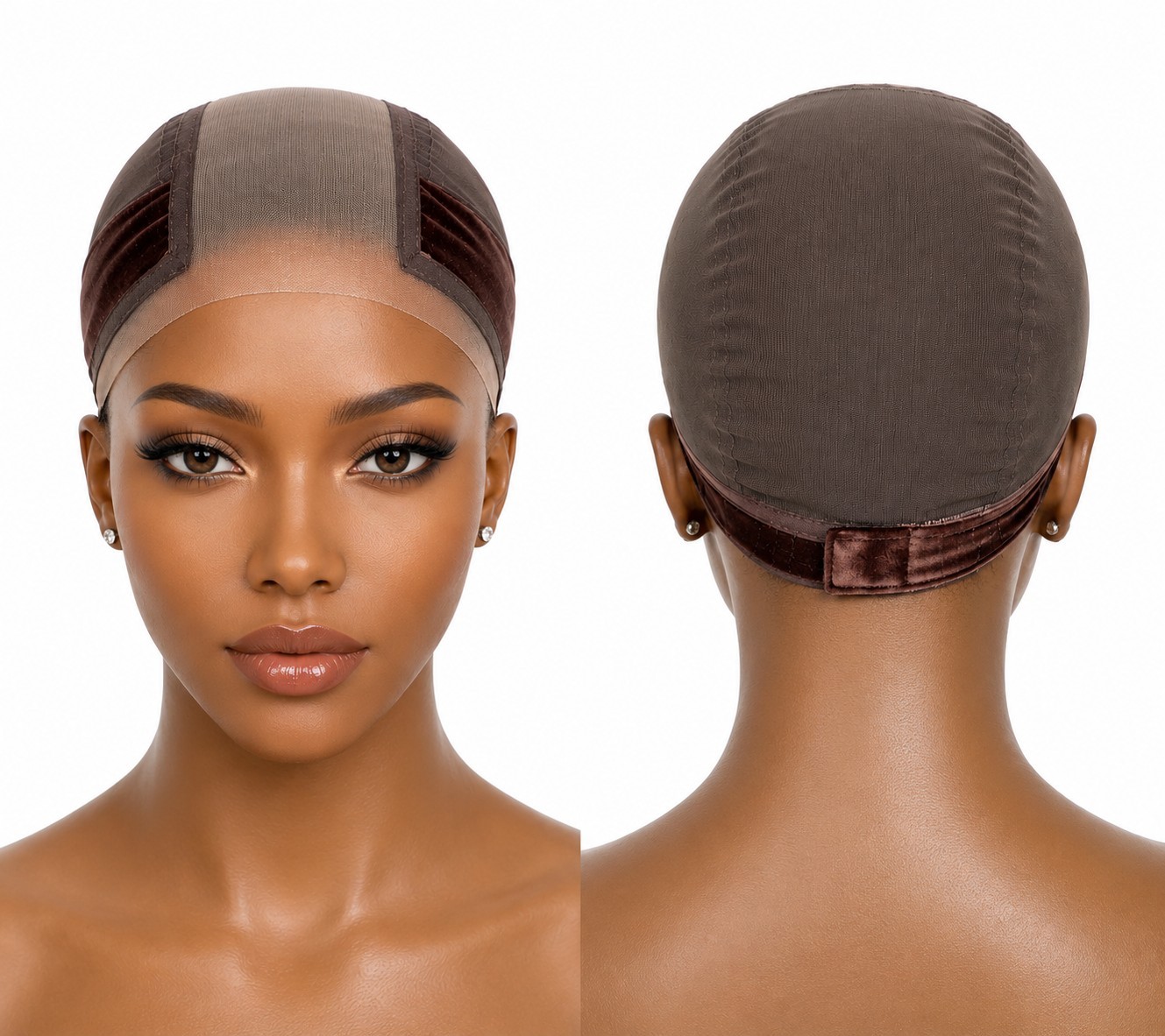 Adjustable Wig Cap Mesh Cap One Size for Women Black Beige Brown