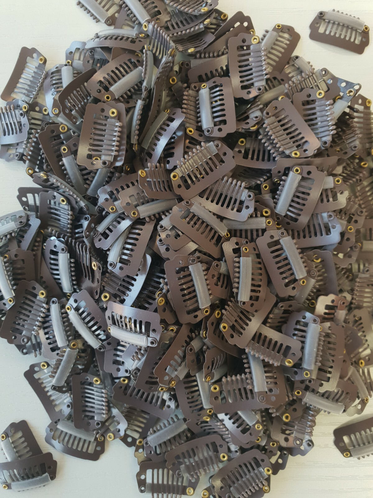 10PCS/100PCS Strong Snap Clips for Clip in Human Hair Extensions Clip MORE COLOR