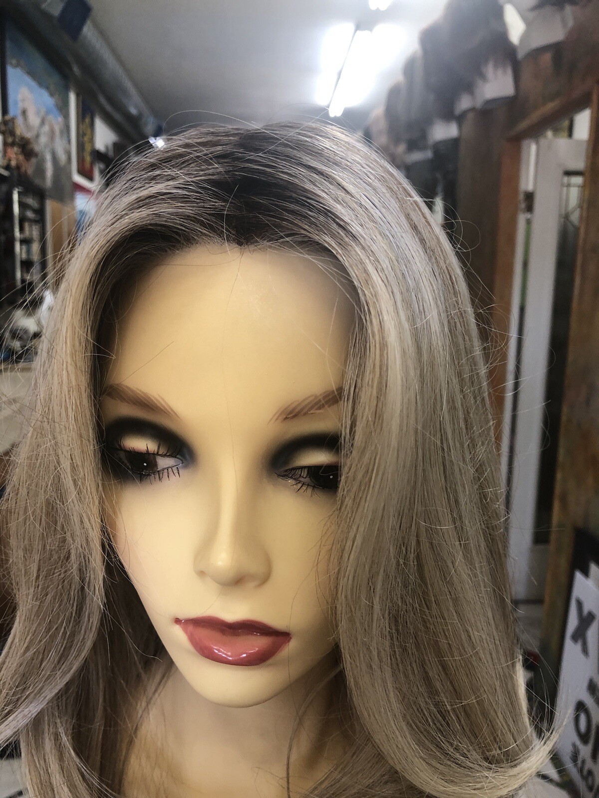 NICE MOVE Raquel Welch Wig RL19/23SShadedBiscuit HeatOK LaceFt MonoPart 5STARS