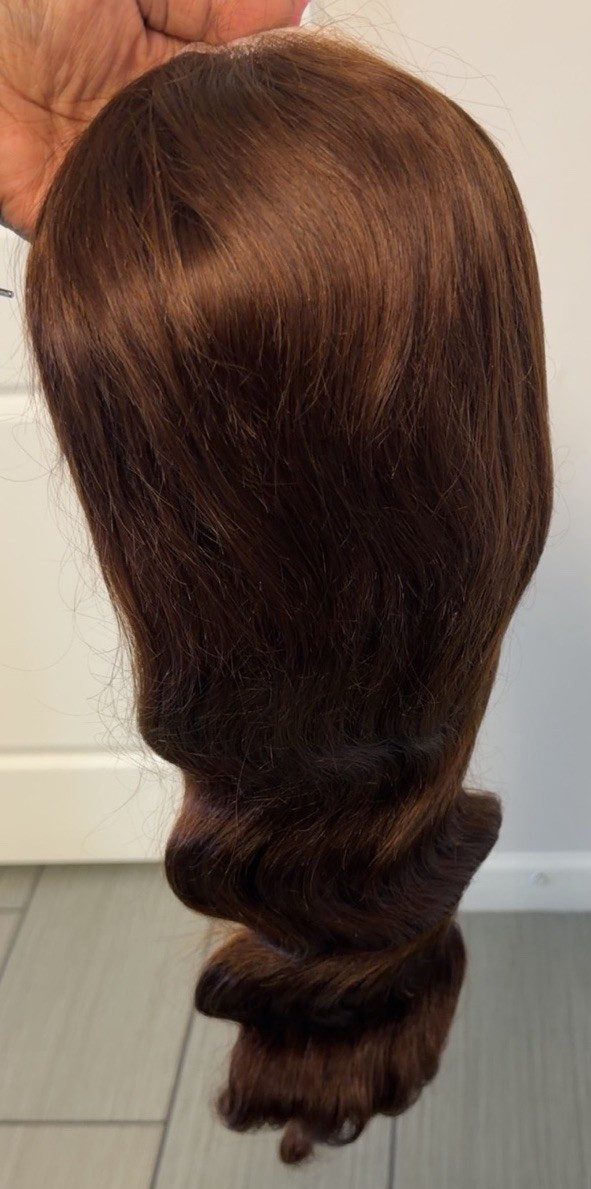 32Inch Chocolate Brown Human Hair wig body wave Pre Plucked 12A 13X4 HD Trans