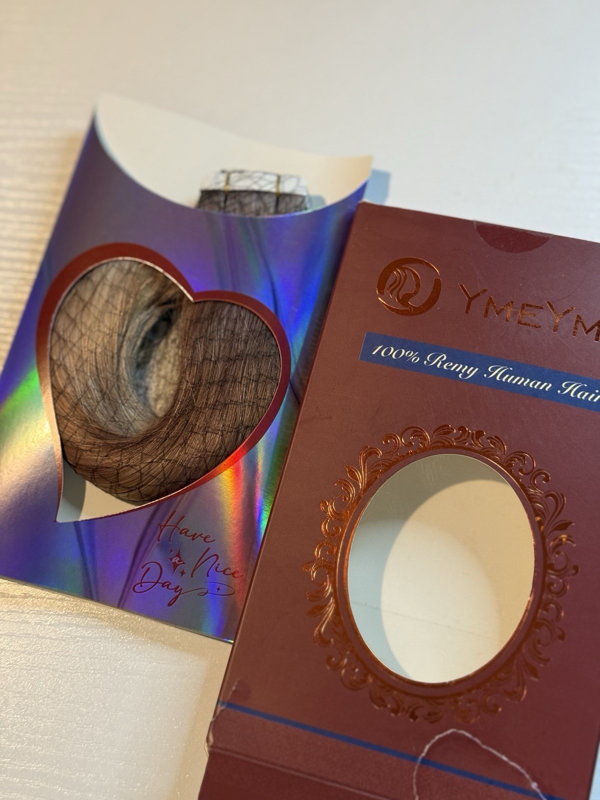 YMEYME Tape-In Hair Extensions 16” Remy Human Hair B8-18-60 Blonde Brown