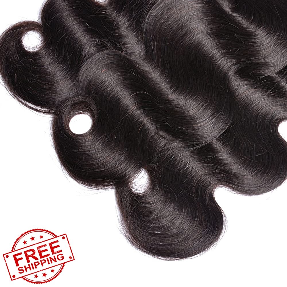 MavKuvx 24 26 28 Inch 1B Black BB Body Wave Bundles