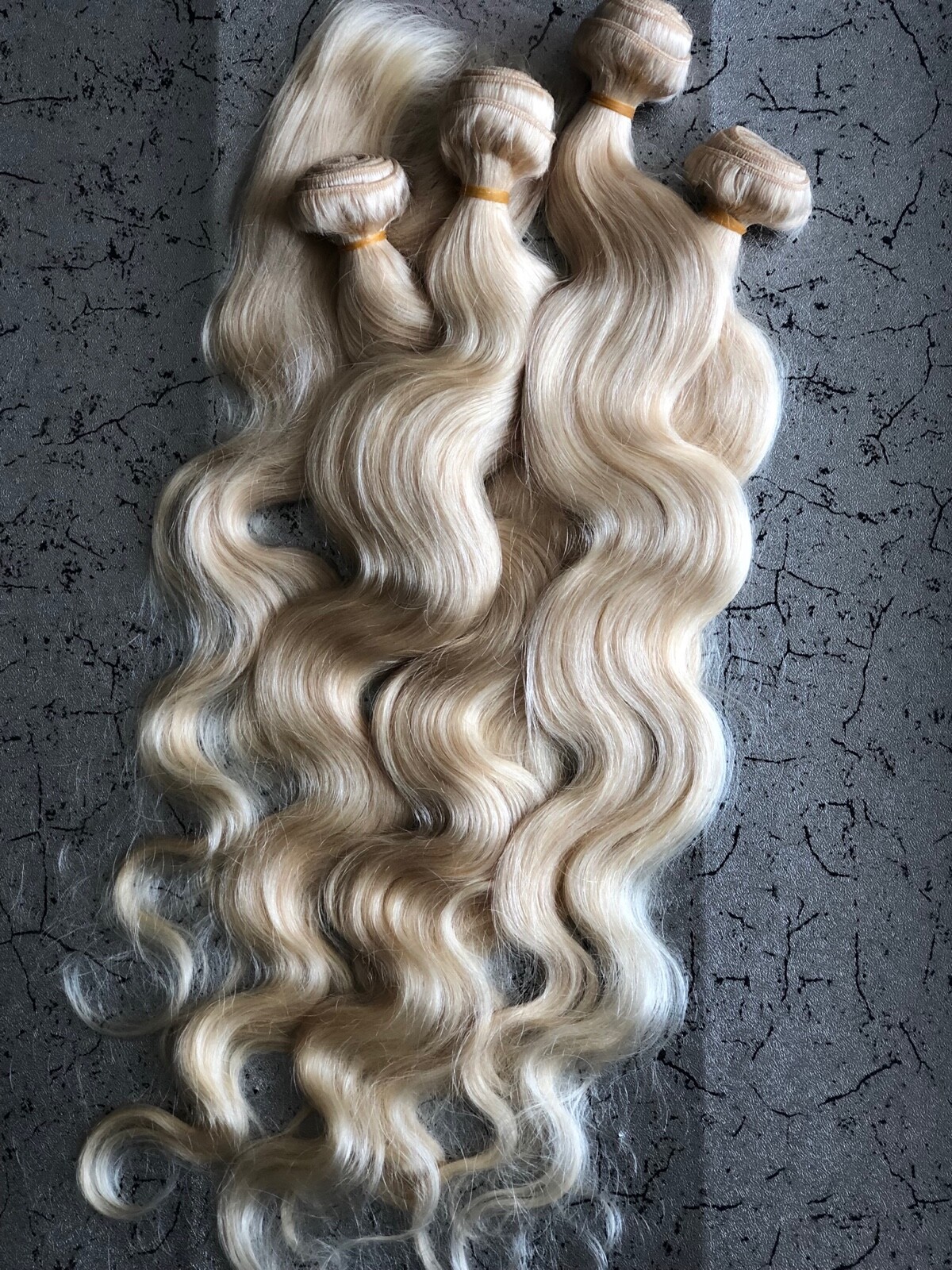 772 Glam 20” Slavic 8oz Blonde Human Hair Bundles