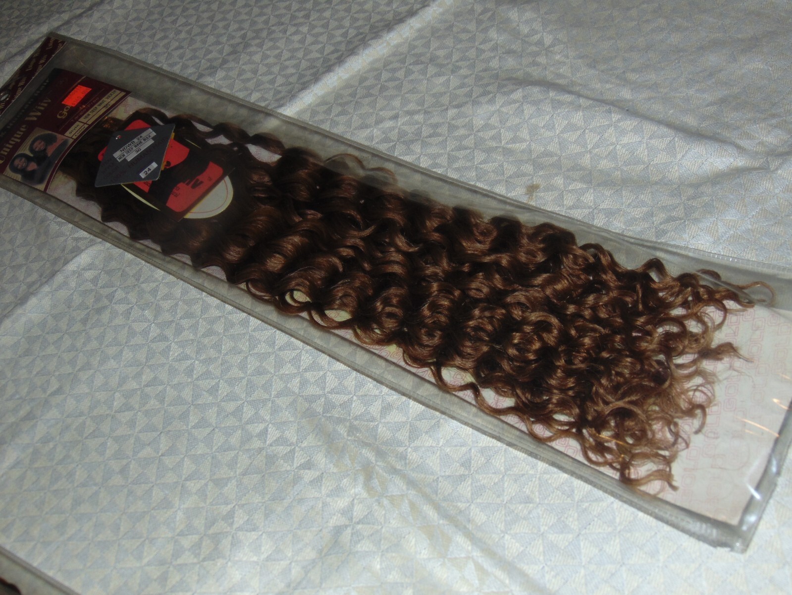2 Pack Unique Wiiv 100% Human Hair New Deep Wave Bulk 24″ Color 30 ( 4 Bundles)