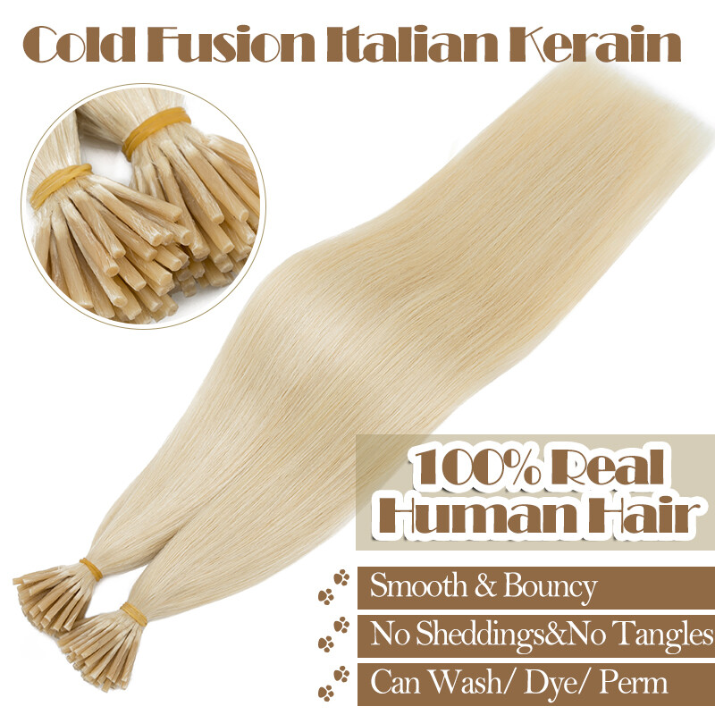 CLEARANCE Stick I Tip 100% Remy Human Hair Extensions Ketain Fusion Pre Bond