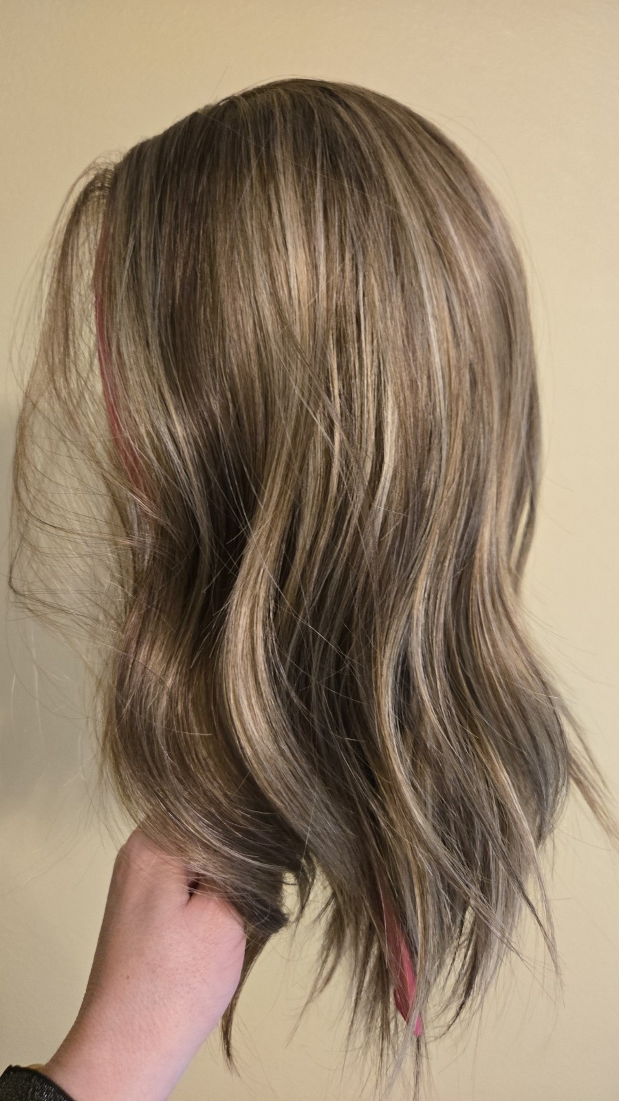 AISOM Tori Lace Front Glueless Free-Part Natural Wave Soft Taupe Blend 16in