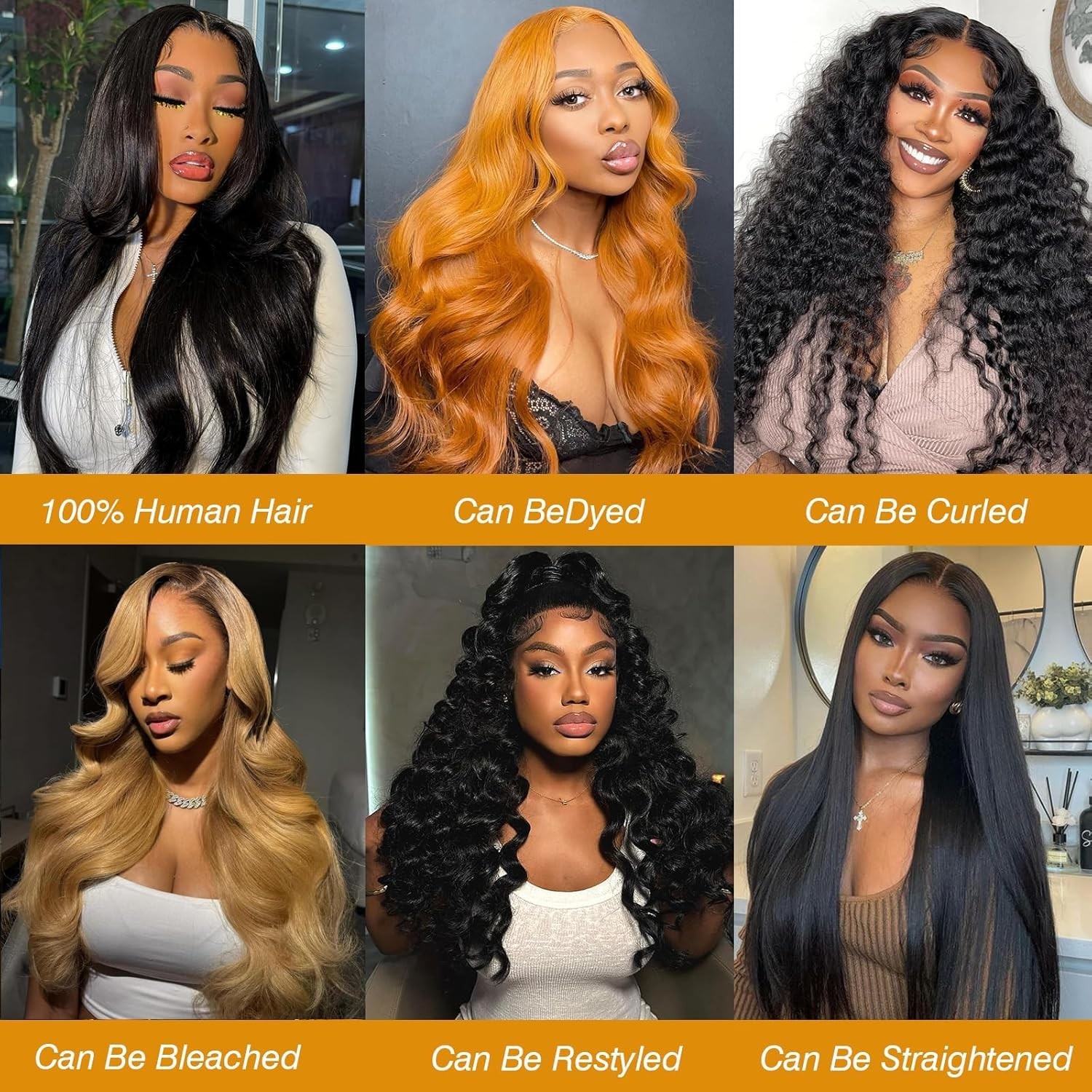 High Density Remy Human Hair Extensions 3 Bundle Pack