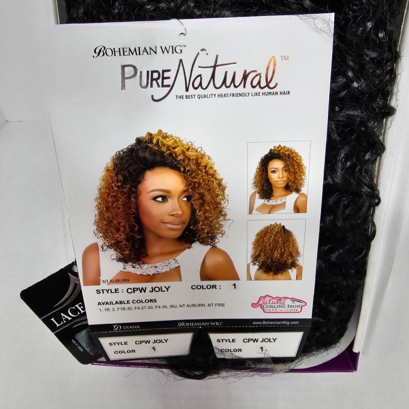 Bohemian Wig Pure Natural Lace C-Part CPW- Joly