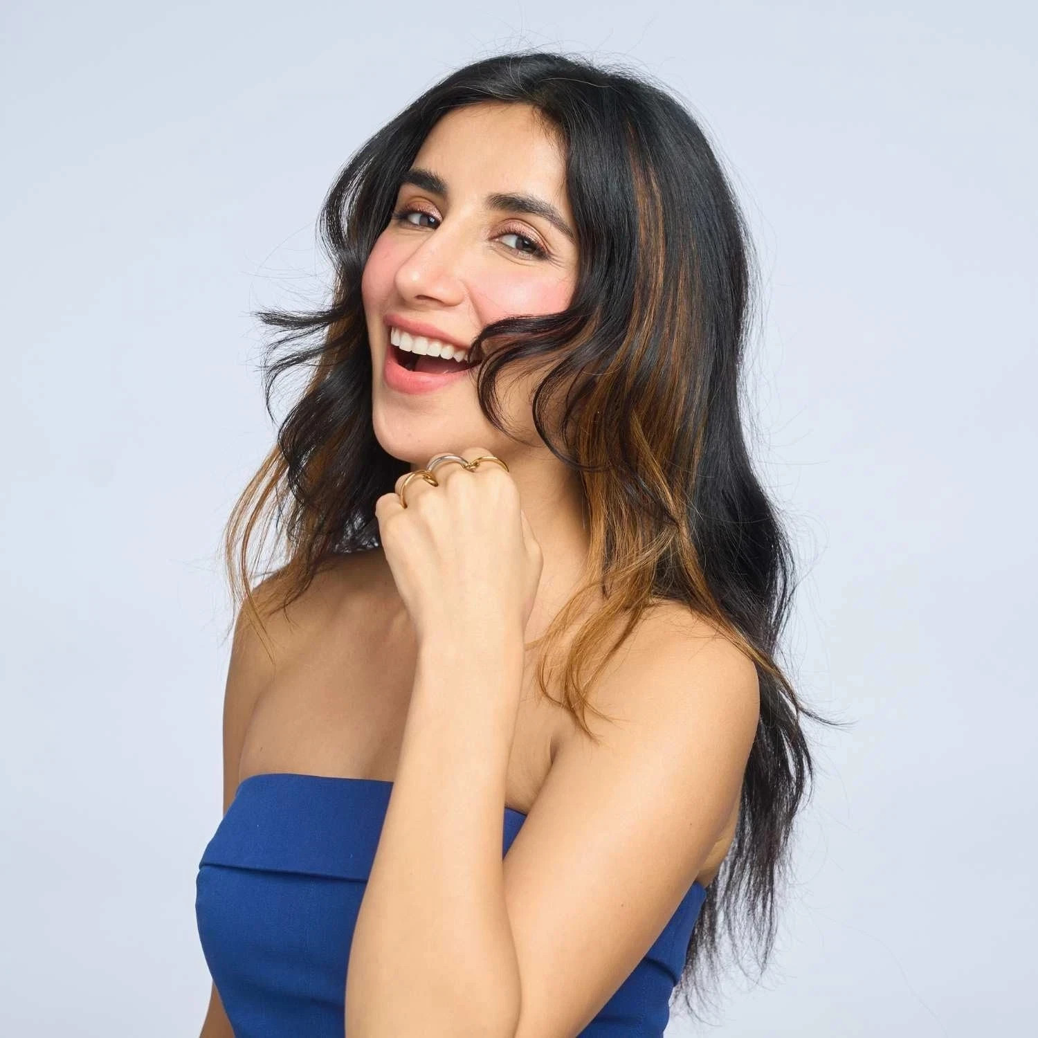 Nish Hair Caramel Highlights – Set of 2-14 Inch – 100% Human Hai & Easy to Wear