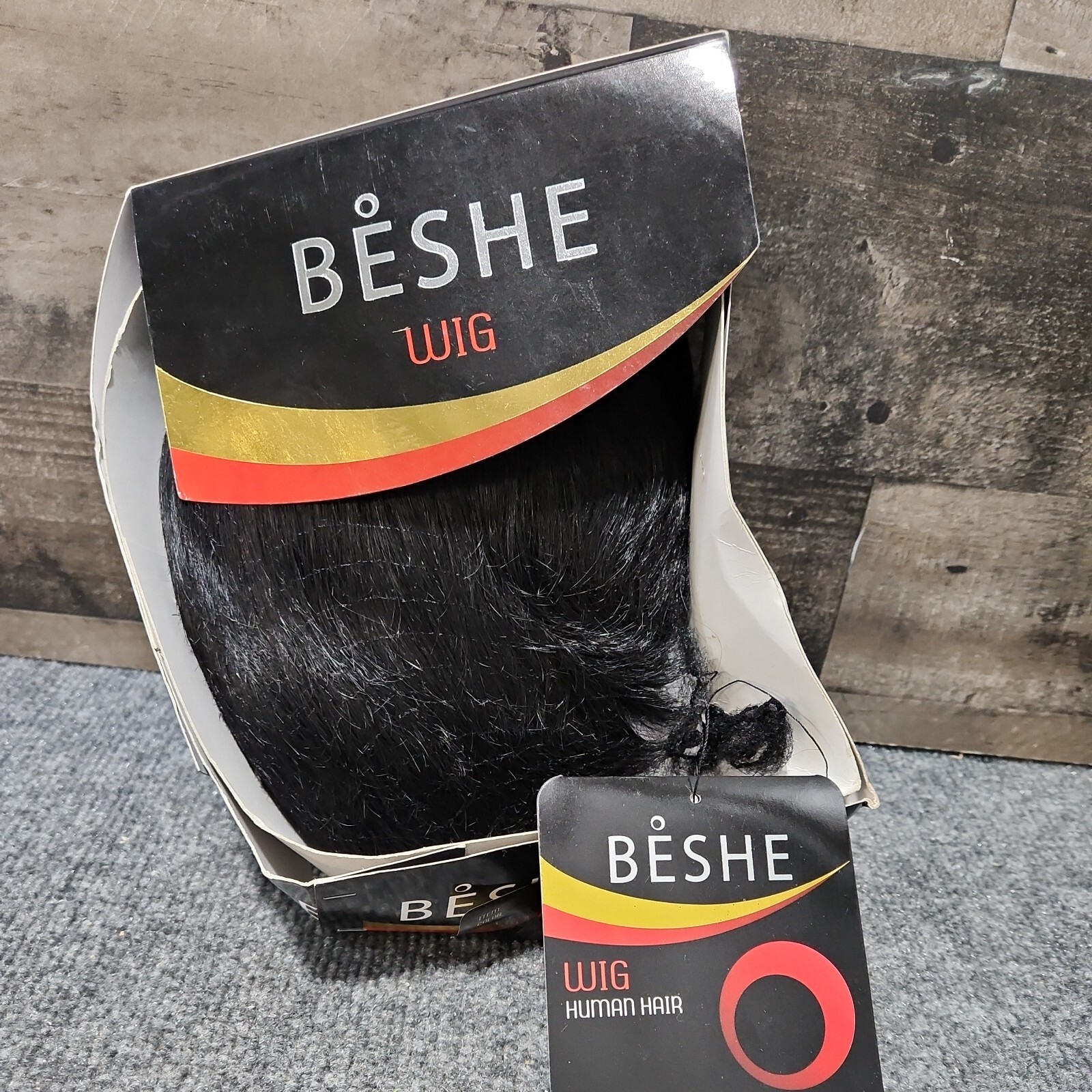 Beshe Human Hair Wig HH Bada Color 1 Black