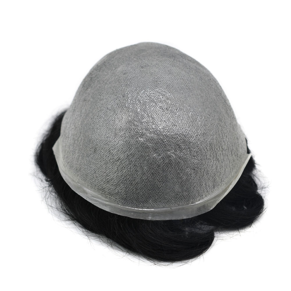 Mens Hair Replacement Ultra Thin Skin Toupee All Colors Hairpieces PU System Wig